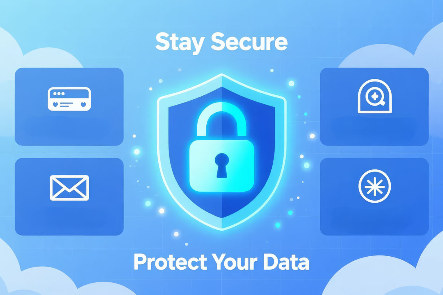 A lock showing internet security